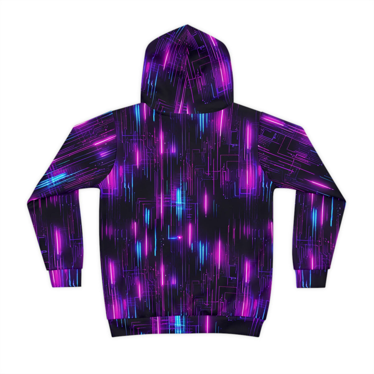 Cyberpunk Rays Hoodie for Kids