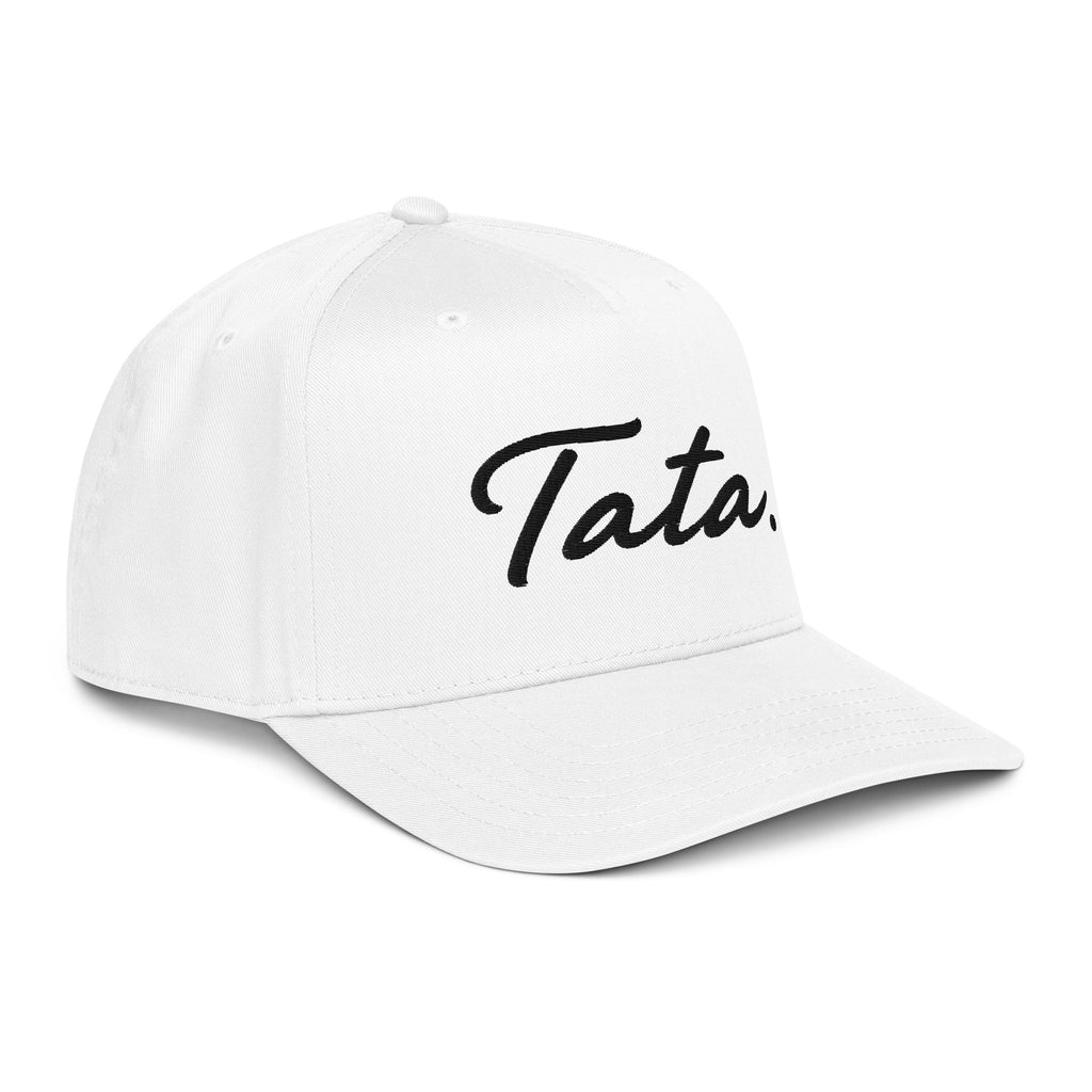 Tata 5 Panel Cap Black Embroidery | Ljiljan
