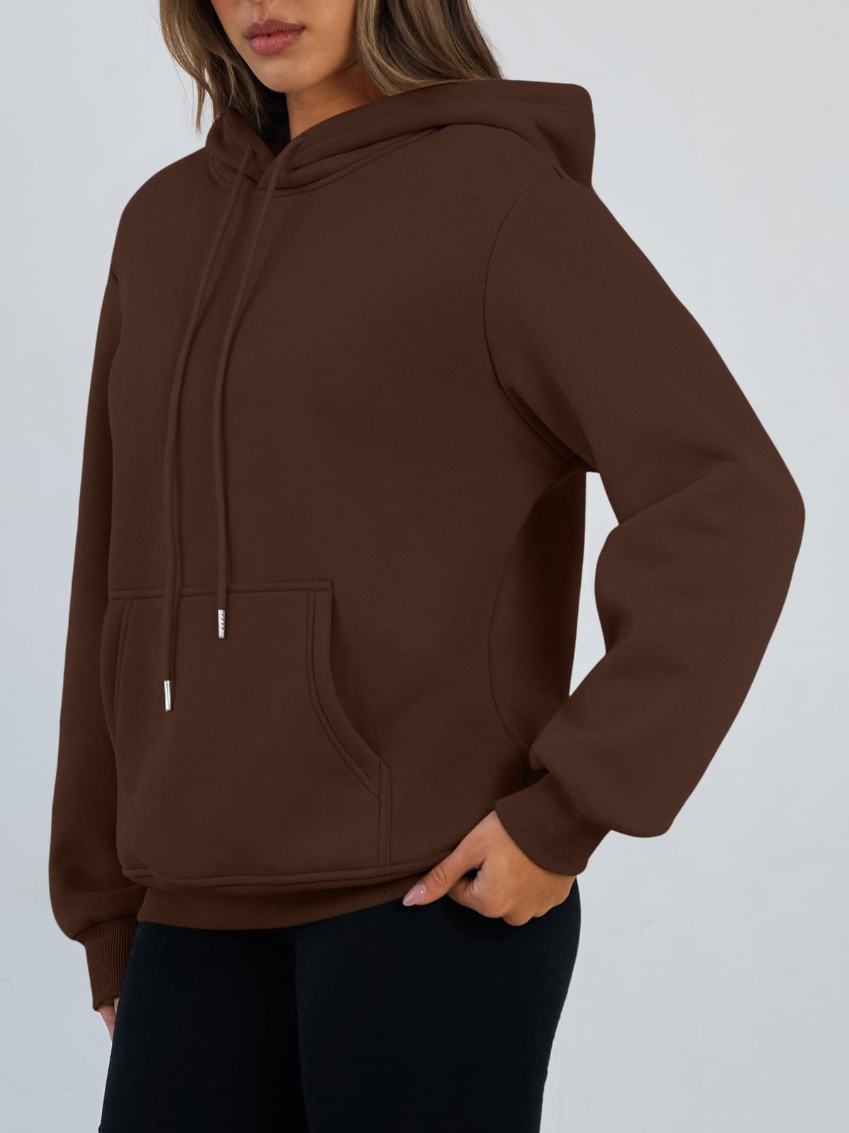 Women's Winter Fleece Sherpa Lined Hoodie - Warm Pullover Sweatshirt