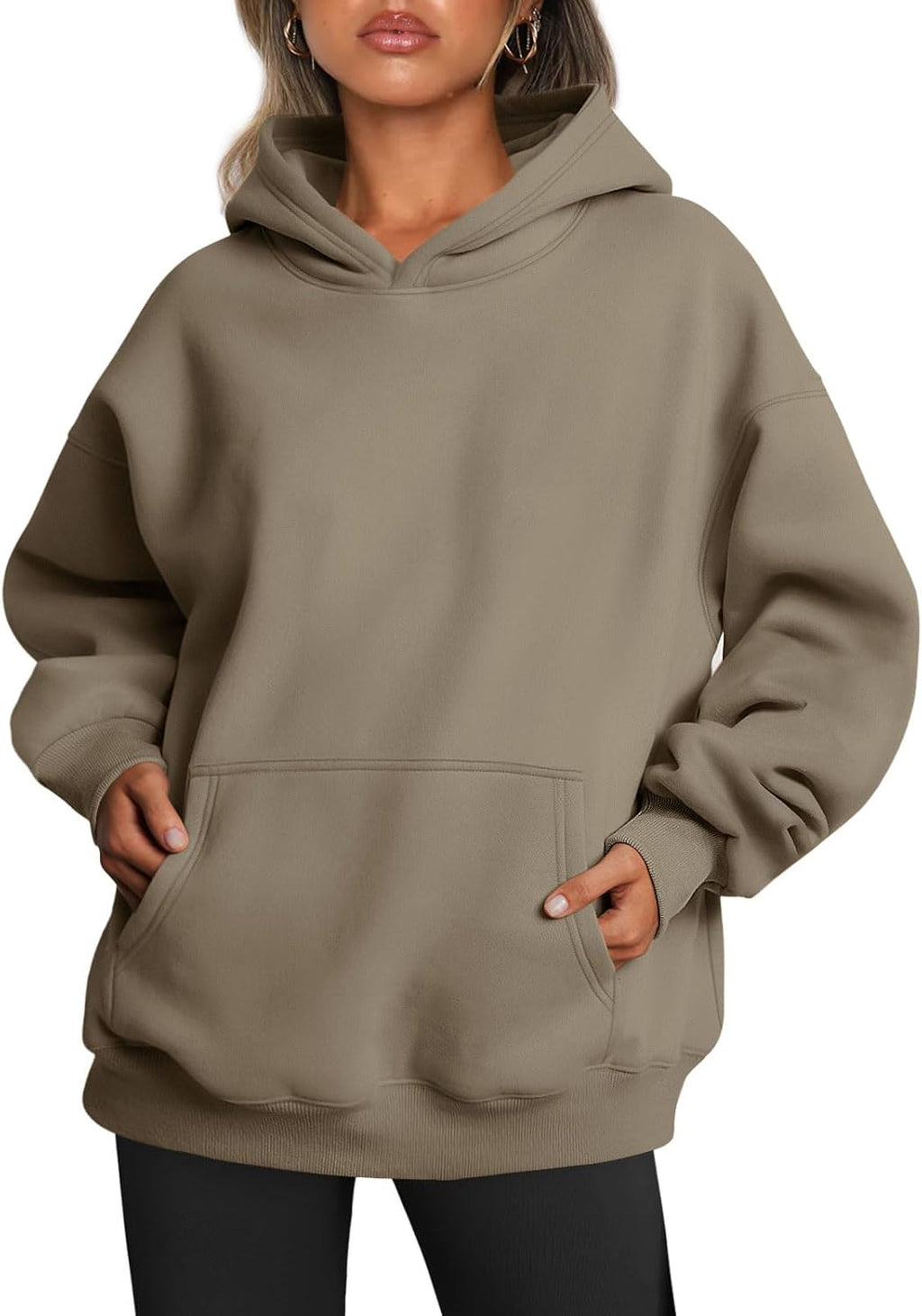 Women's Oversized Hoodie Fleece Pullover Sweatshirt Winter Sweater