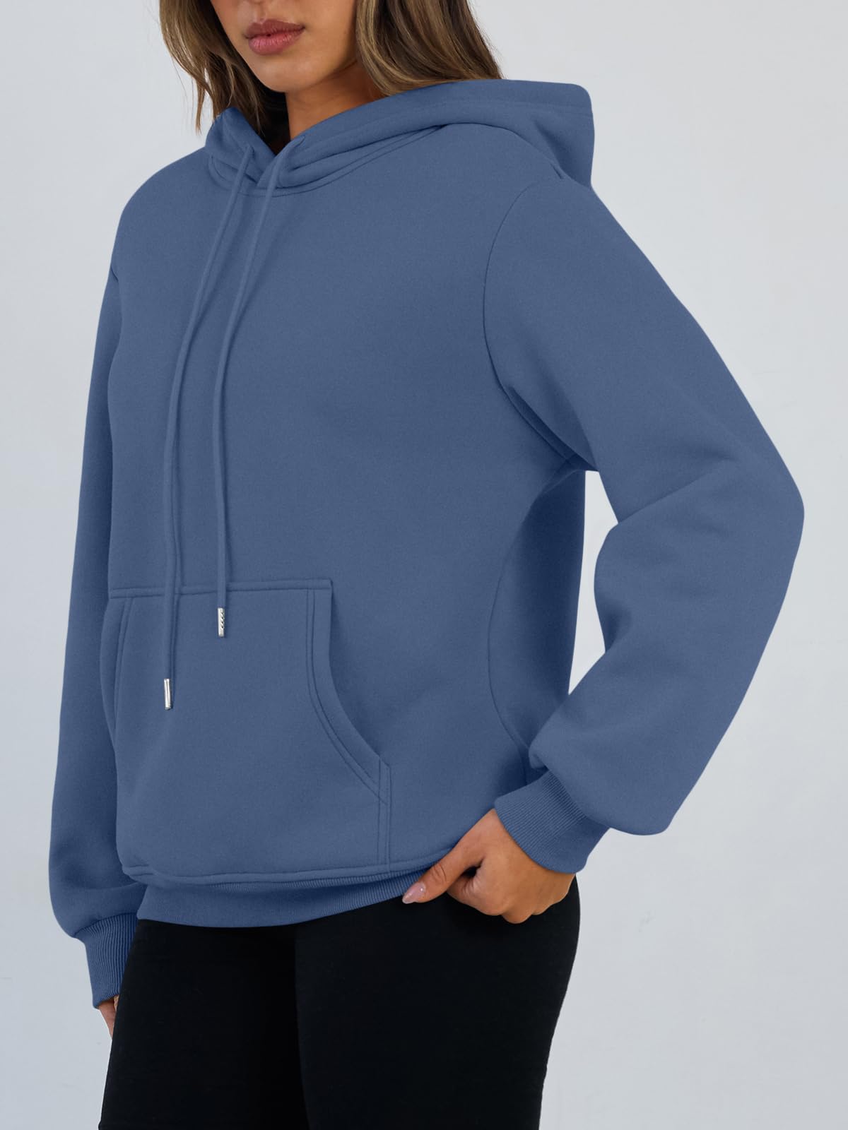 Women's Winter Fleece Sherpa Lined Hoodie - Warm Pullover Sweatshirt