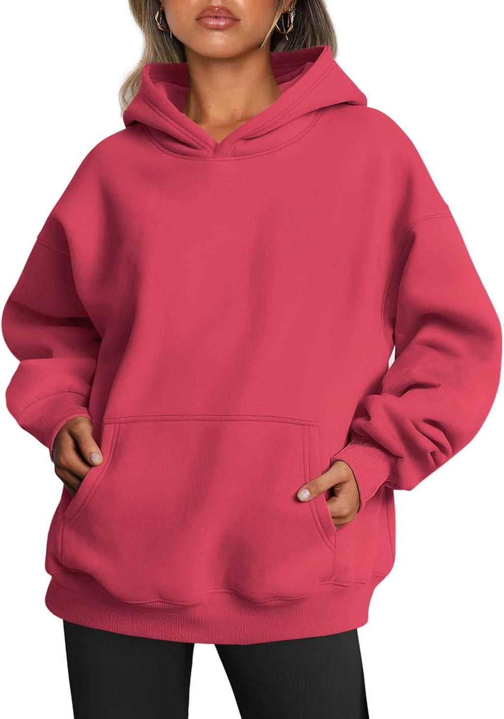 Women's Oversized Hoodie Fleece Pullover Sweatshirt Winter Sweater
