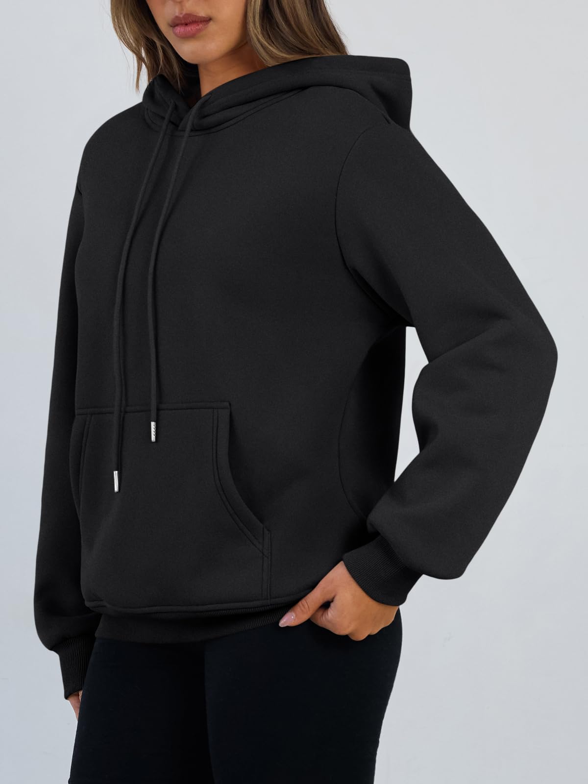 Women's Winter Fleece Sherpa Lined Hoodie - Warm Pullover Sweatshirt