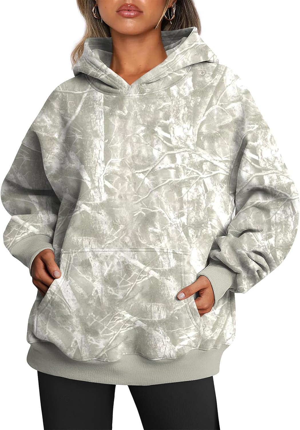 Women's Oversized Hoodie Fleece Pullover Sweatshirt Winter Sweater