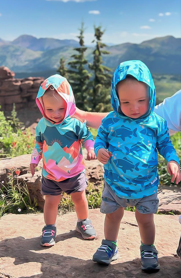 Reelin' UPF 50 Kid's Sun Hoodie