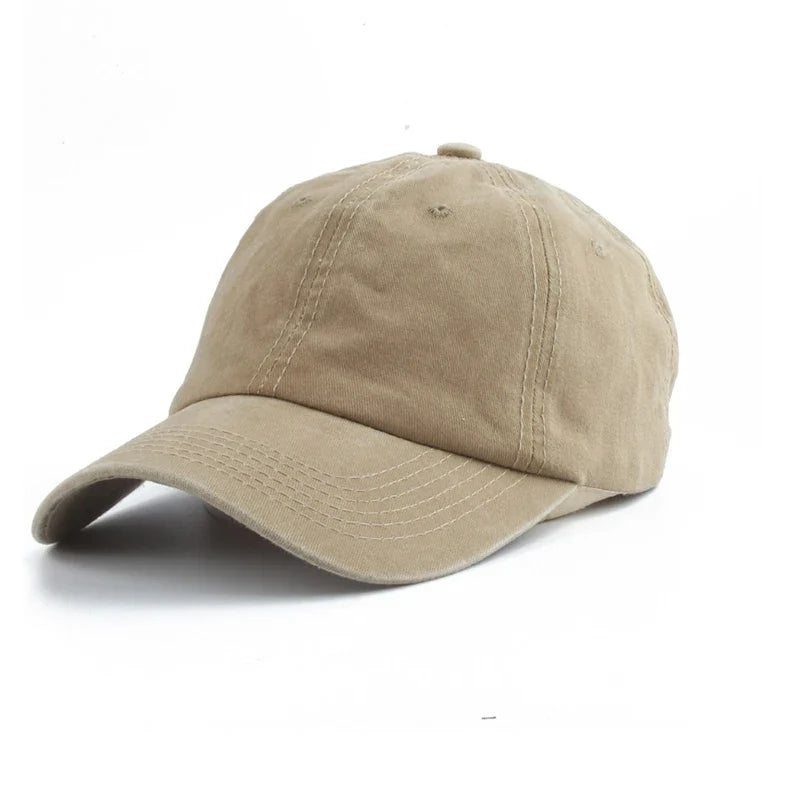 Classic Cotton Baseball Caps for Kids and Adults