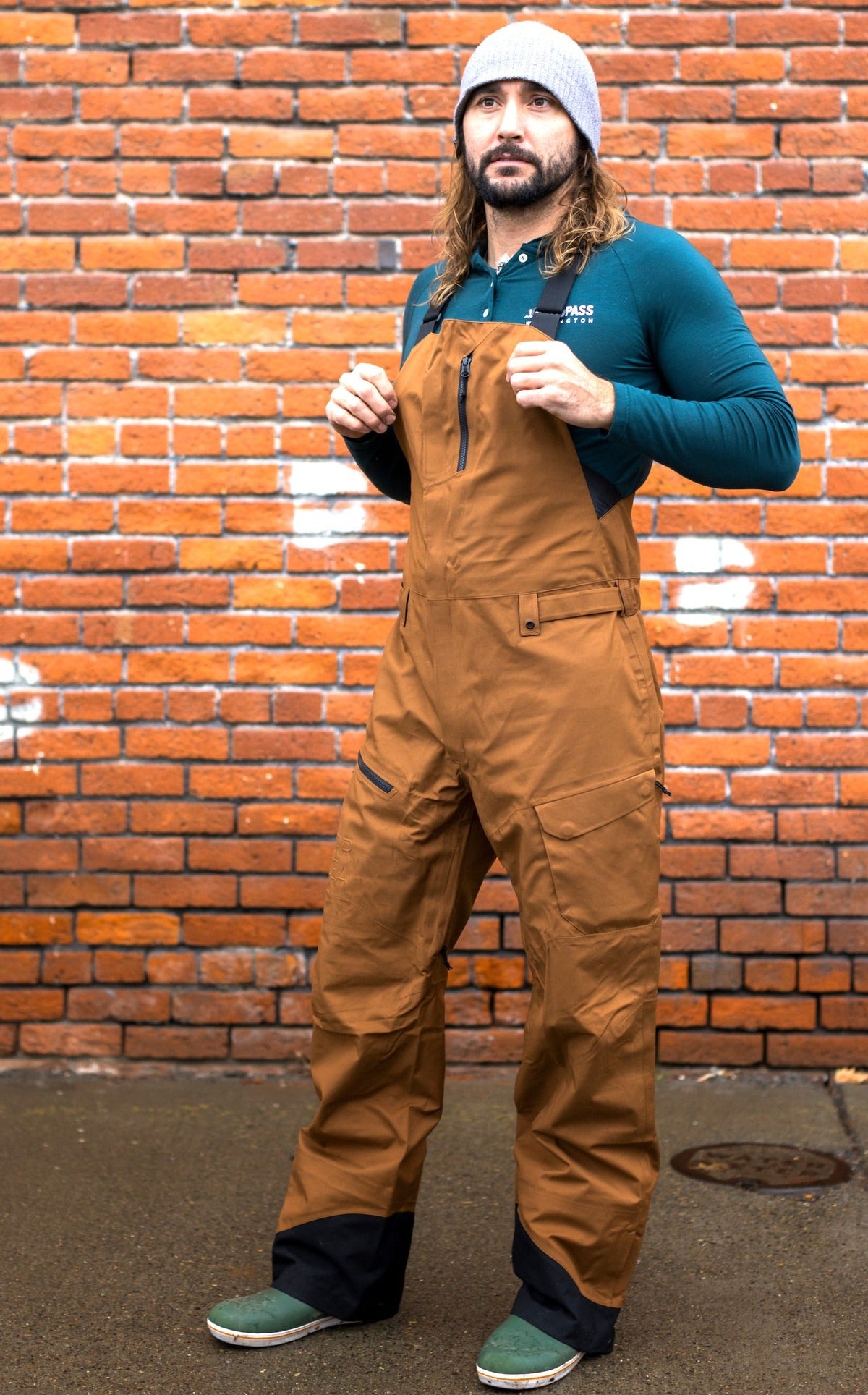 MEN'S BOXWOOD/KOA 3L BIB PANT
