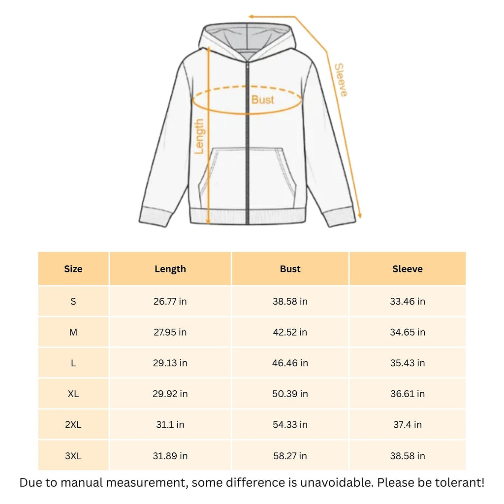 Orange Deer Antler Skull Hunting Graphic Zip-Up Hoodie – Blaze Orange Outdoorsman Outerwear, Wildlife Camo Style Sweatshirt