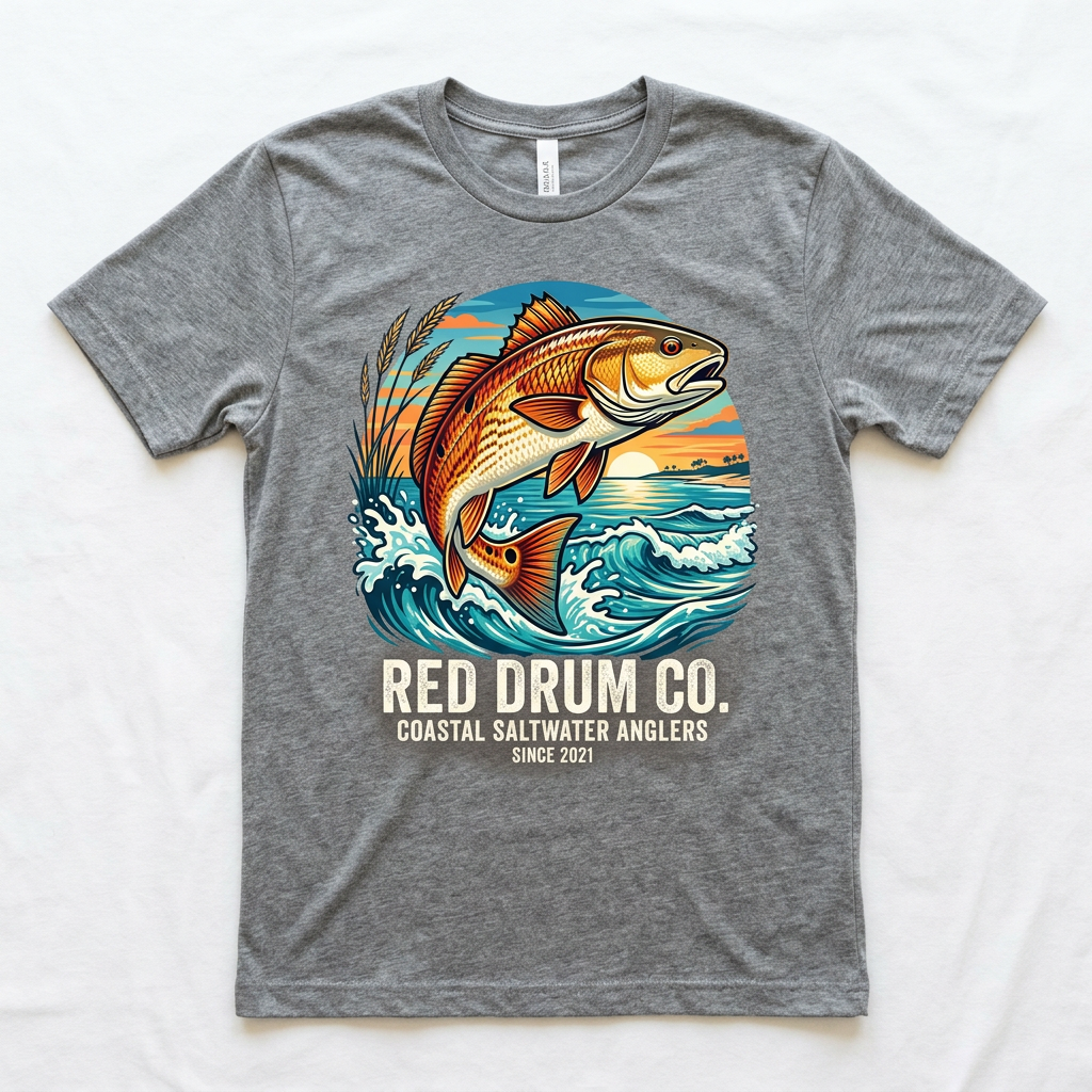 Redfish Run Graphic Tee